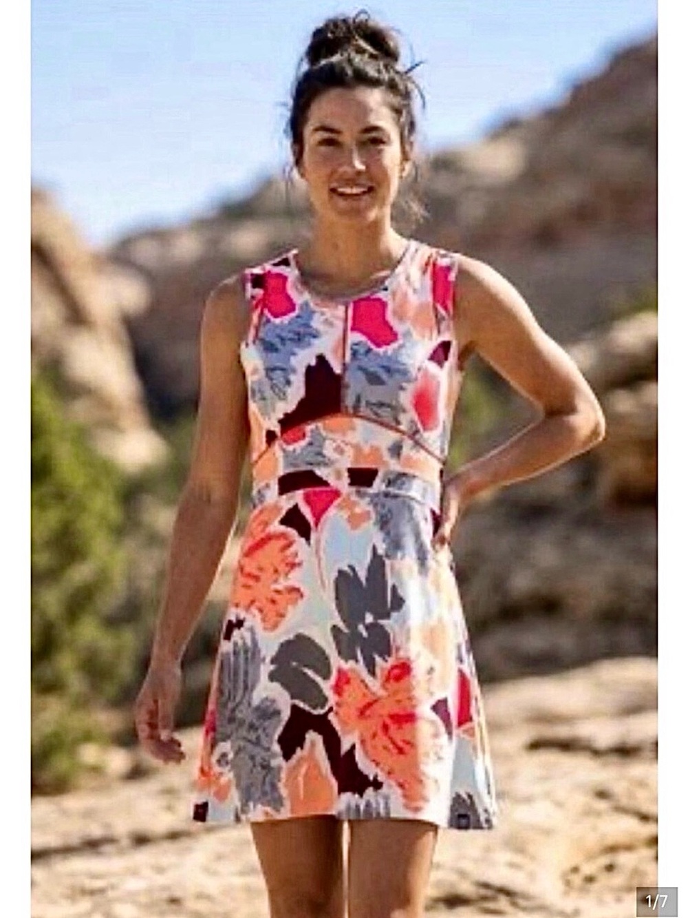 Title Nine Dream Buttah Electric Peach Dress